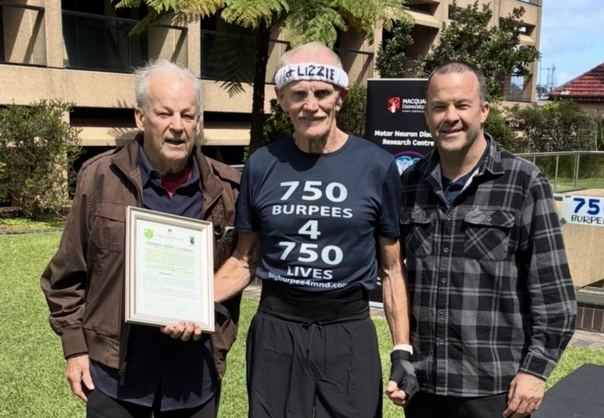 Gutsy MND fundraiser record